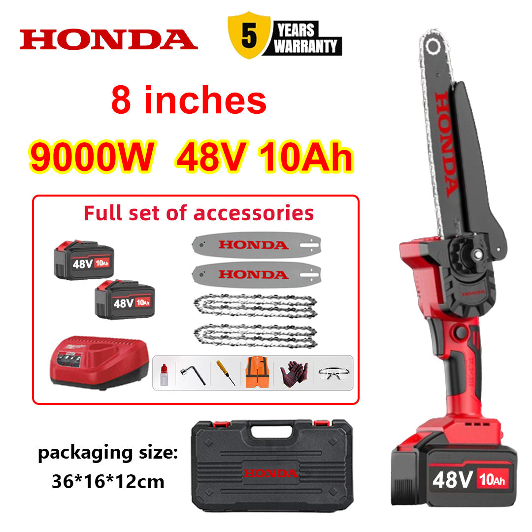 Honda Lithium Battery Telescopic Chainsaw, 4.5M - 10in-saw-15000w-96v-16ah3 / 8in-saw-9000w-48v-10ah2