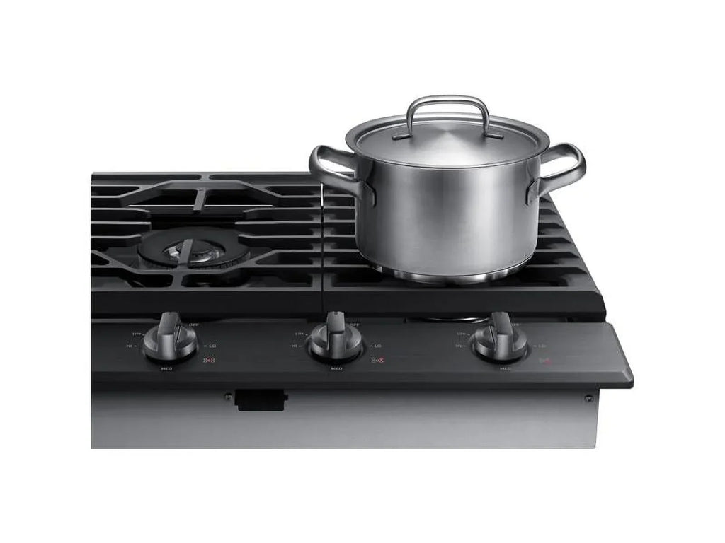 Samsung 36 Inch Black Stainless 5 Burner Gas Cooktop - NA36N6555TG
