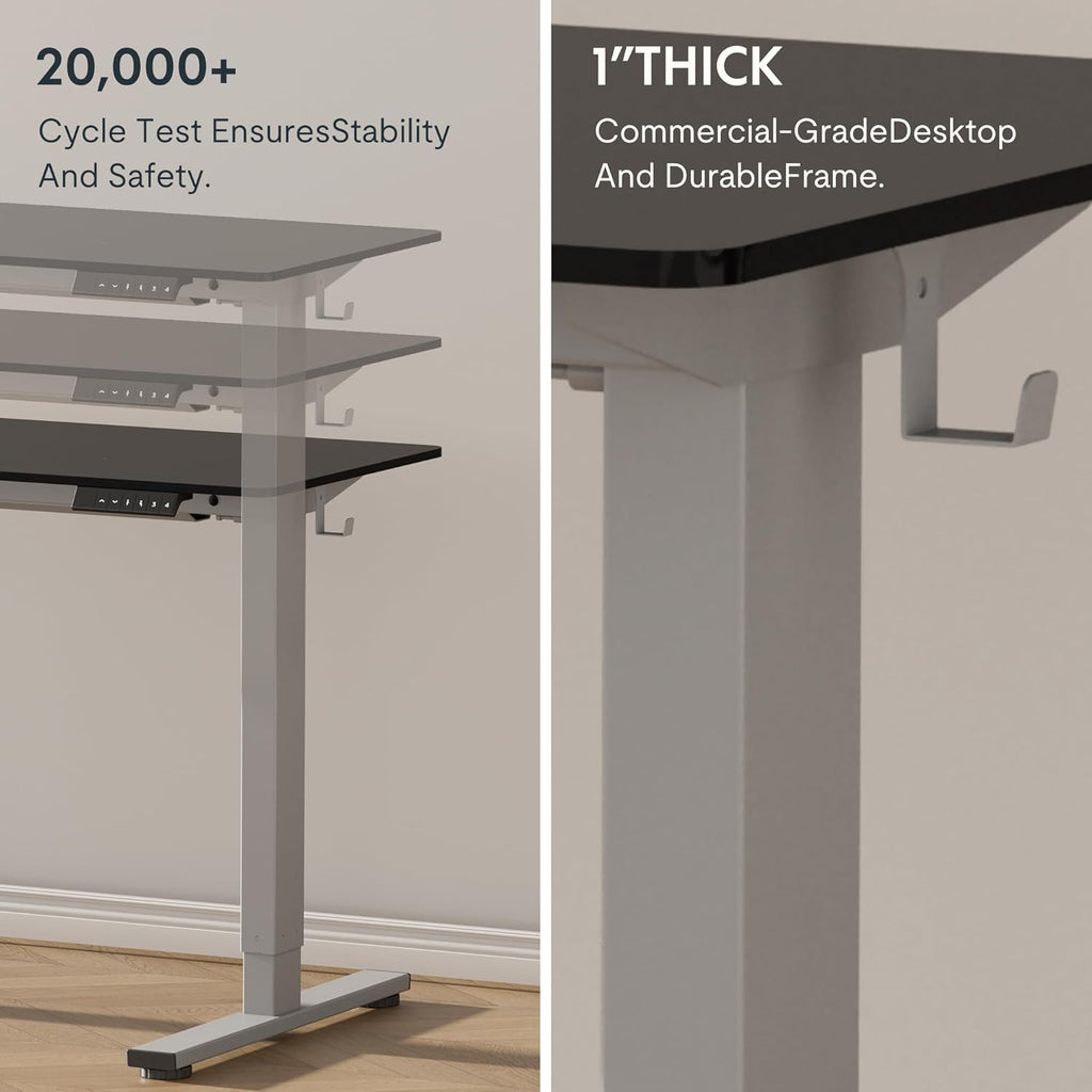 FLEXISPOT Electric Standing Desk With Whole-Piece Desktop - EN1