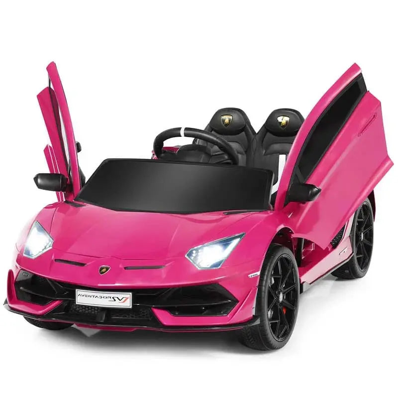 Lamborghini SVJ Kids Ride-On Electric Sports Car, 12V - SVJ