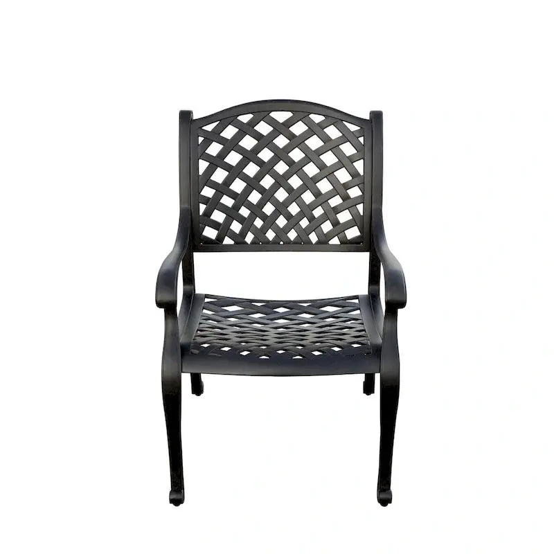 Darlee Nassau 11-Piece Cast Aluminum Outdoor Dining Set With 8 Chairs, 2 Swivel Rocker Chairs And Extendable Table - Antique Bronze