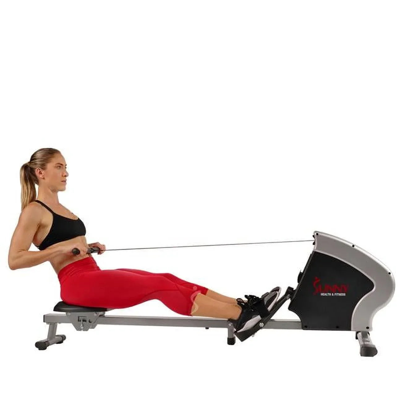 Sunny Health & Fitness Magnetic Rowing Machine With SPM Monitor