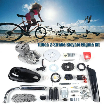 100cc Bicycle Gasoline Engine Kit 2 Stroke Air-Cooling CDI Ignition