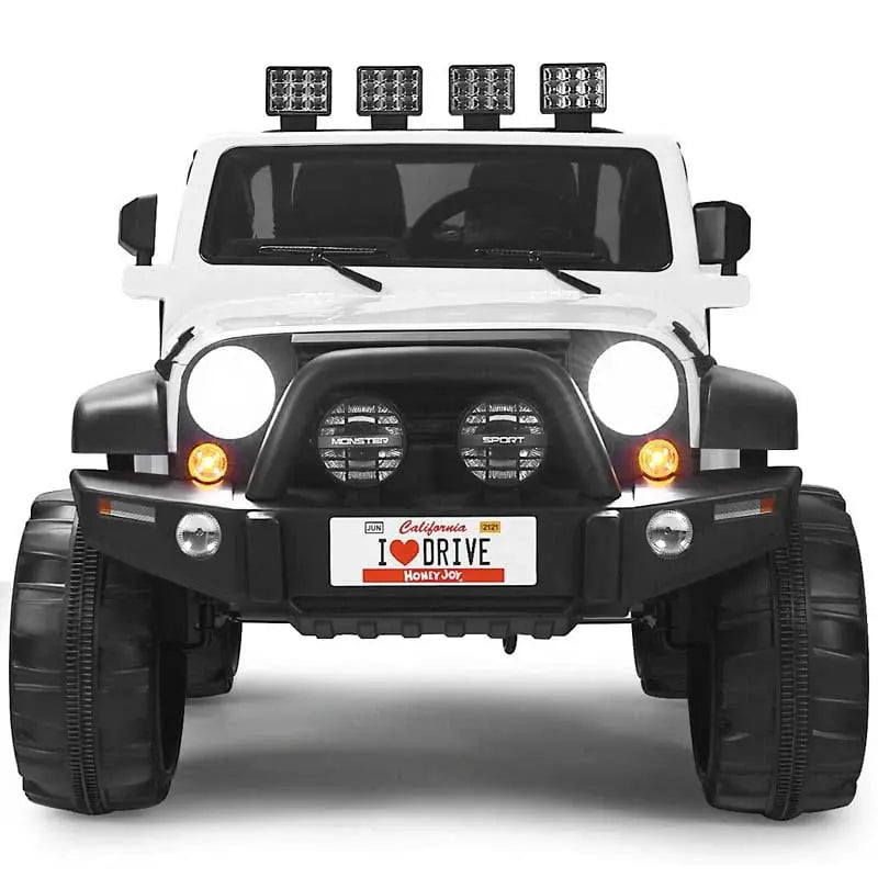Two-Passenger 12V Electric Ride-On Truck for Toddlers