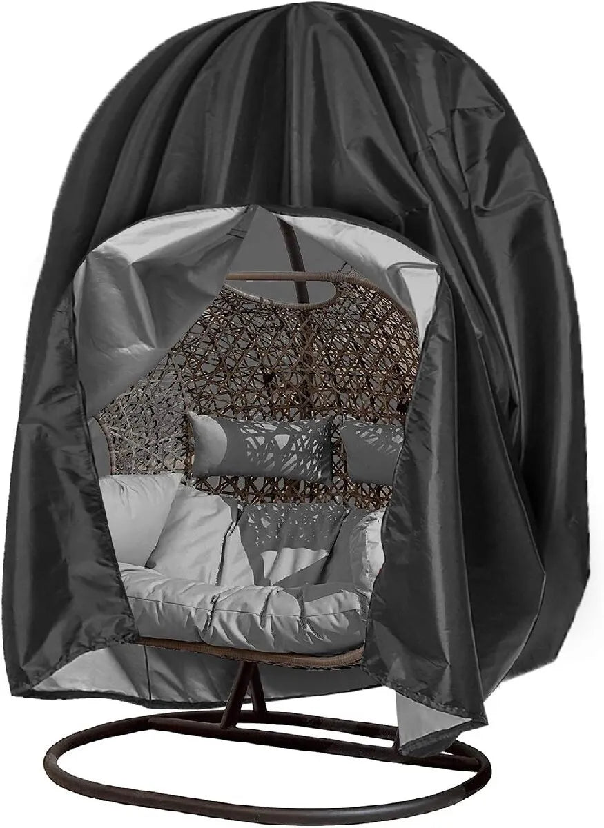 Patio Wicker Hanging Basket Chair With Stand - 600lbs
