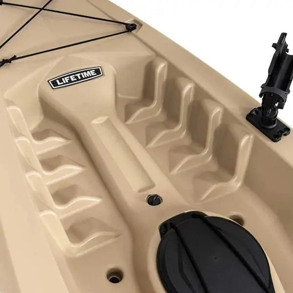 Lifetime Tamarack Angler 120 in Fishing Kayak, Tan - 275 lb Capacity