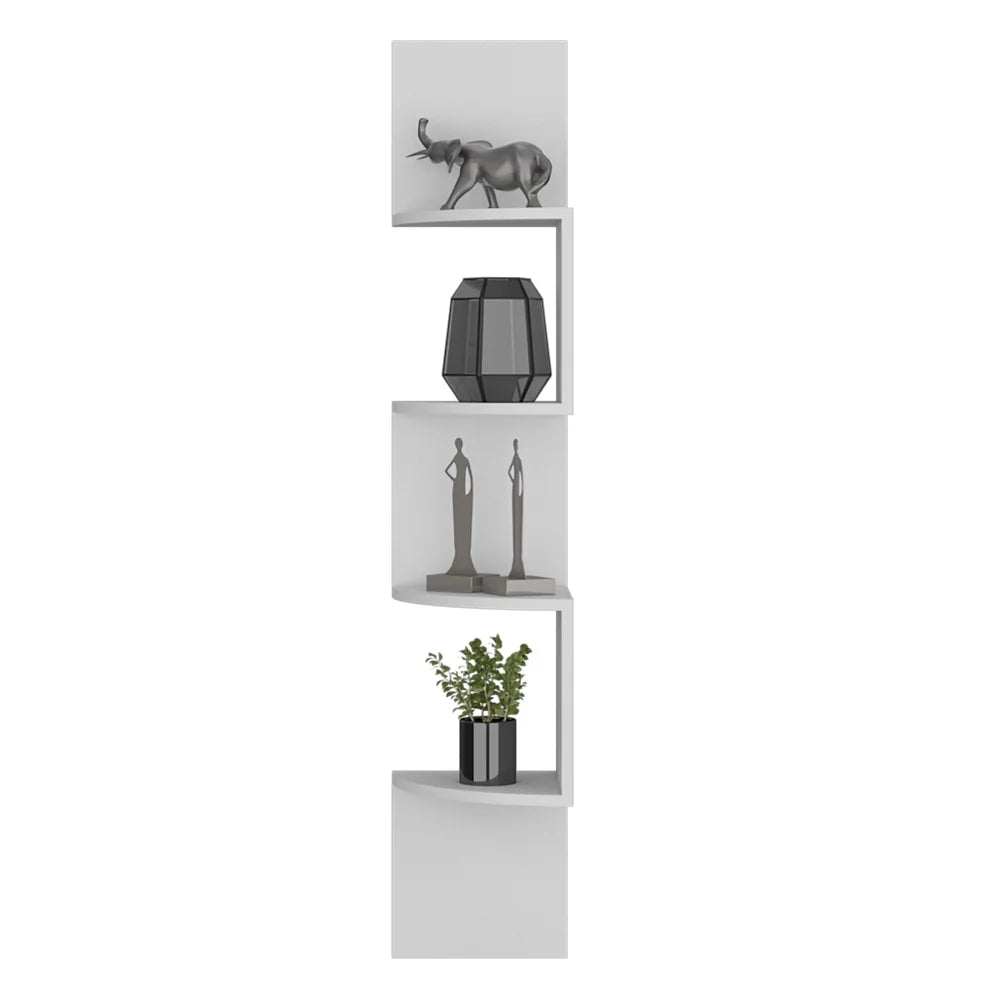 Crestone Wall-Mounted Shelf, White