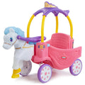 Little Tikes Princess Horse And Carriage Ride-On Toy, 43.50 x 20 x 37.75 Inches - 642326M