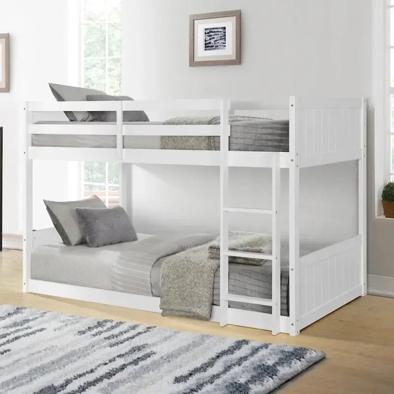 Delphia Twin-Over-Twin Low Profile Bunk Bed, 77.33 L X 42.25 D X 51.5 H