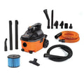 Wet/Dry Vacuum 4-Gallon Capacity, 5.0 Peak HP - Includes Auto Detailing Accessories
