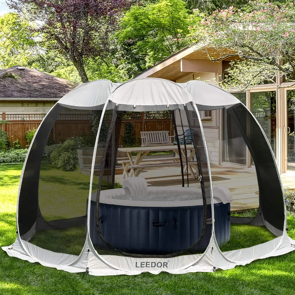 Alvantor Instant Screen House Tent 12x12 Gray - 12x12