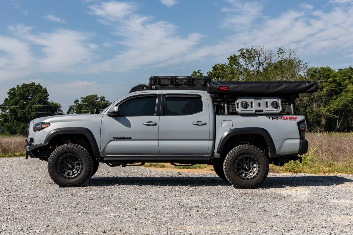 Rough Country SRL2 Adjustable Aluminum Steps For 2005-2023 Toyota Tacoma - 71096