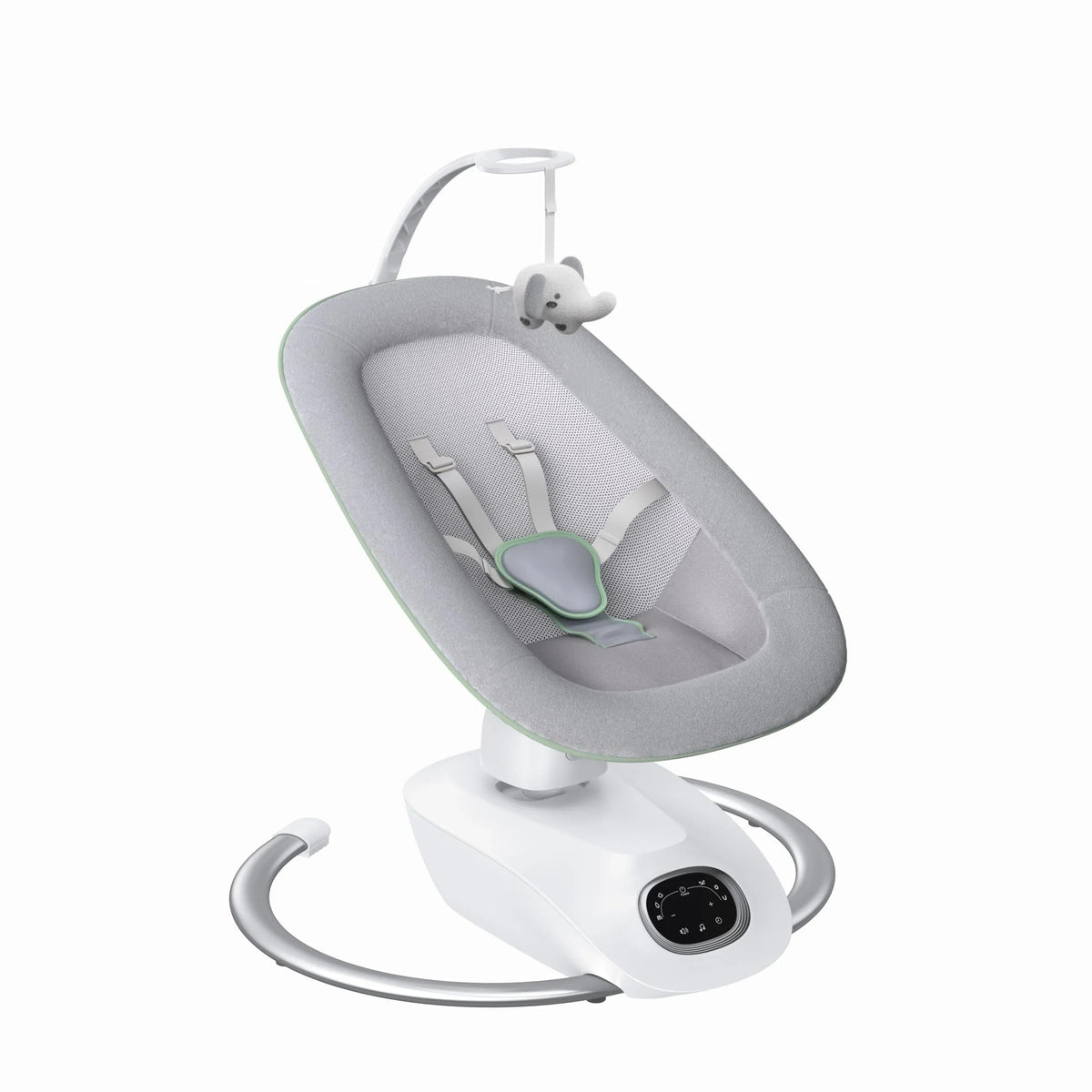 CocoSway 3D Baby Swing Electric Swing For Infants, 6 Motions, 4 Speeds, Cobblestone
