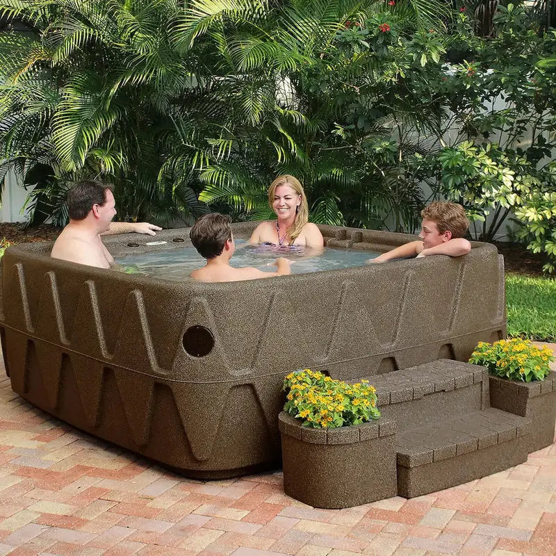 AquaRest Spas AR-500 Elite 5-Person 29-Jet Plug-And-Play Hot Tub With Ozonator - AR-500P