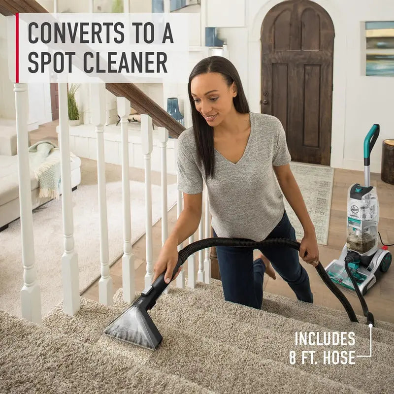 Hoover SmartWash+ Automatic Carpet Cleaner, Turquoise - FH52000